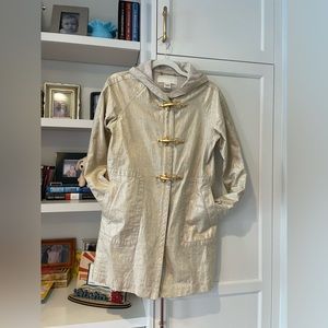 J Crew Gold Rainjacket